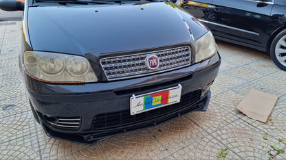 FRONTSPLITTER PASSEND FÜR FIAT PUNTO 188 SCHWARZGLÄNZEND LOOK SPORTLICHES DESIGN