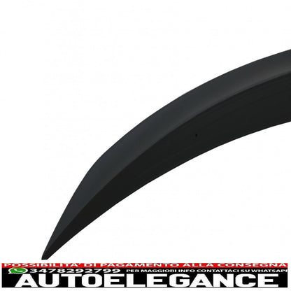 Boot Spoiler Suitable for Mercedes C-Class Coupe C205 (2014-up) Matt Black 