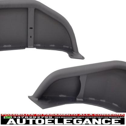 parafanghi anteriori in acciaio piatto con tubo frantoio adatti per Jeep Wrangler Rubicon JK (2007-2017)
