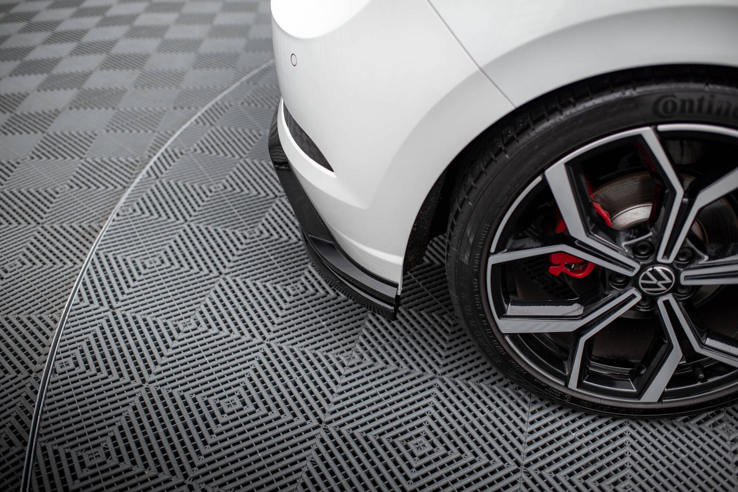 REAR SIDE SPLITTERS VOLKSWAGEN POLO GTI MK6 FACELIFT 