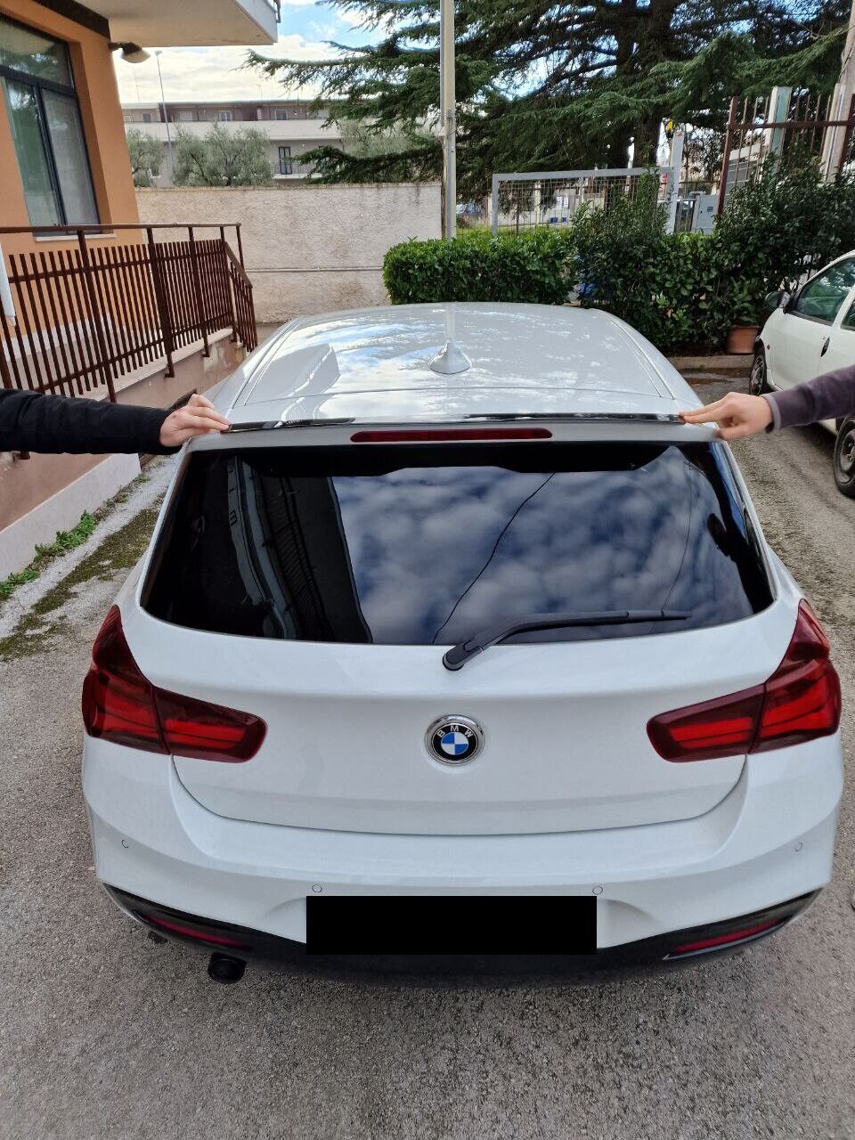 ALA SPOILER AGGIUNTICO PER BMW SERIE 1 F20 F21 M SPORT NERO LUCIDO ABS AUTOELEGANCERICAMBI