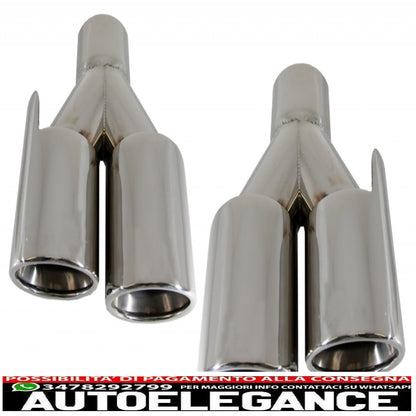 Rear bumper suitable for bmw 1 series f20 f21 lci (2015-06.2019) with quad m2 design exhaust tips 