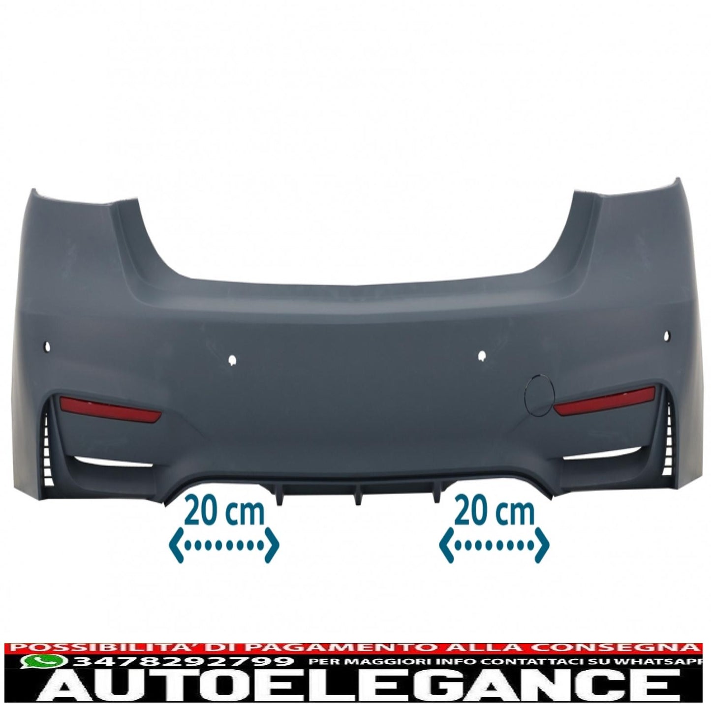 body kit suitable for bmw 3 series f30 (2011-2019) m3 cs look without fog lights