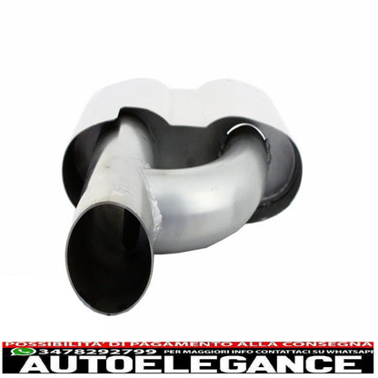 Exhaust tips suitable for mercedes s class w221 (2005-2013) s65 s63 design 