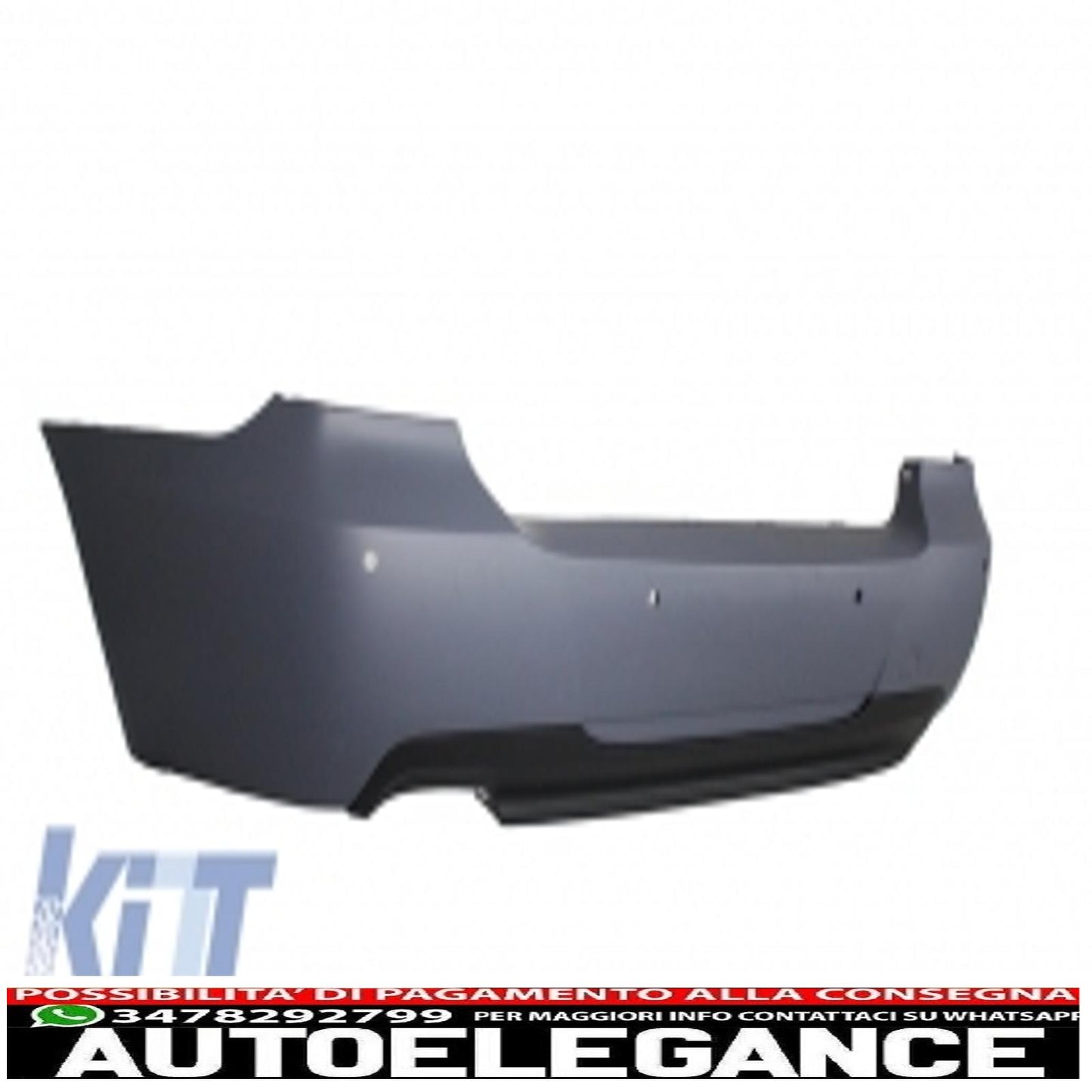 body kit suitable for bmw 3 series touring e91 (2005-2008) m-technik design with m-power exhaust silencer 