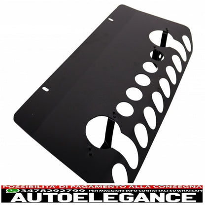 Front bumper skid plate off road spoiler led drl extension suitable for mercedes g class w463 (1989-2016)