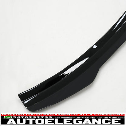 additional lip extension for roof spoiler suitable for mercedes a-class w176 (2012-2018) w177 (2018-up) gla suv x156 (2014-2019) h247 (2020-up) piano black