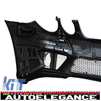 body kit + central grille suitable for mercedes-benz e-class w211 2002-2009 e63 a-design
