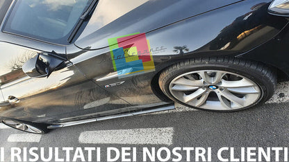 LAME BMW SERIE 6 E63 E64 SPLITTER SOTTO MINIGONNE LATERALI ABS NERO LUCIDO