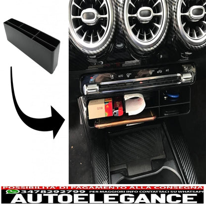 Scatola portaoggetti per console centrale adatta per mercedes classe A w177 v177 a180 a200 a250 (2018-up)