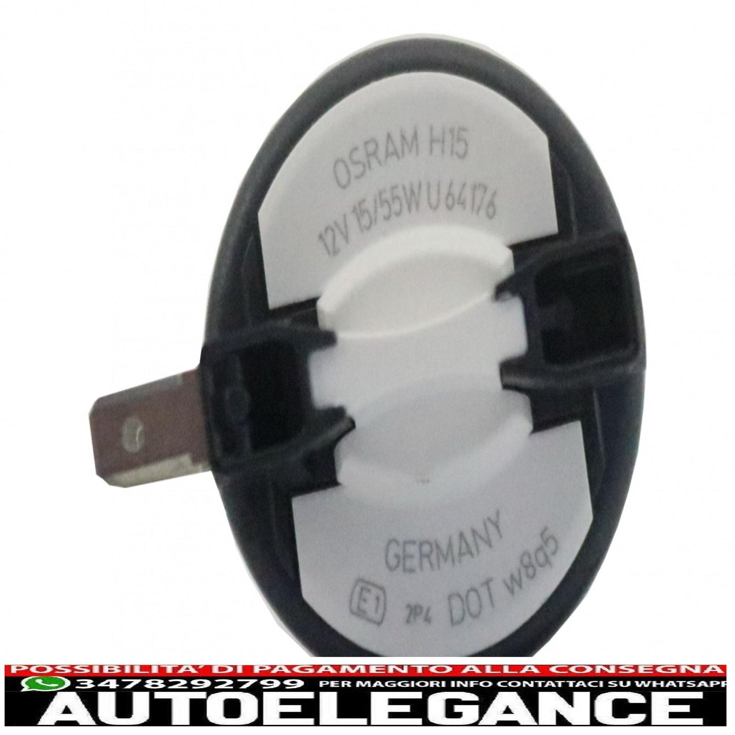 osram 64176 h15 12v 15/55w halogen headlamp cardboard box (1 unit)