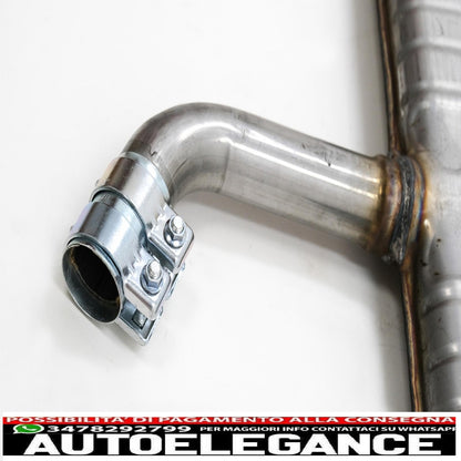 complete exhaust system suitable for vw golf 5 (2003-2007) golf 6 (2008-2013) gti design piano black tips