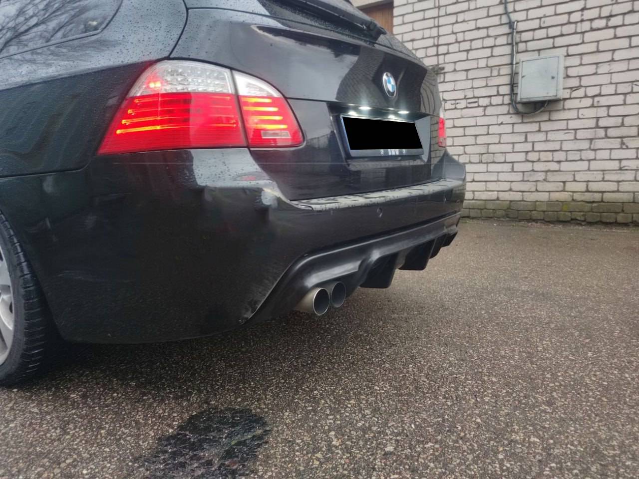 DIFFUSER SUITABLE FOR BMW 5 SERIES E60 E61 MSPORT 2003-2010 LOOK TUNING 2SX