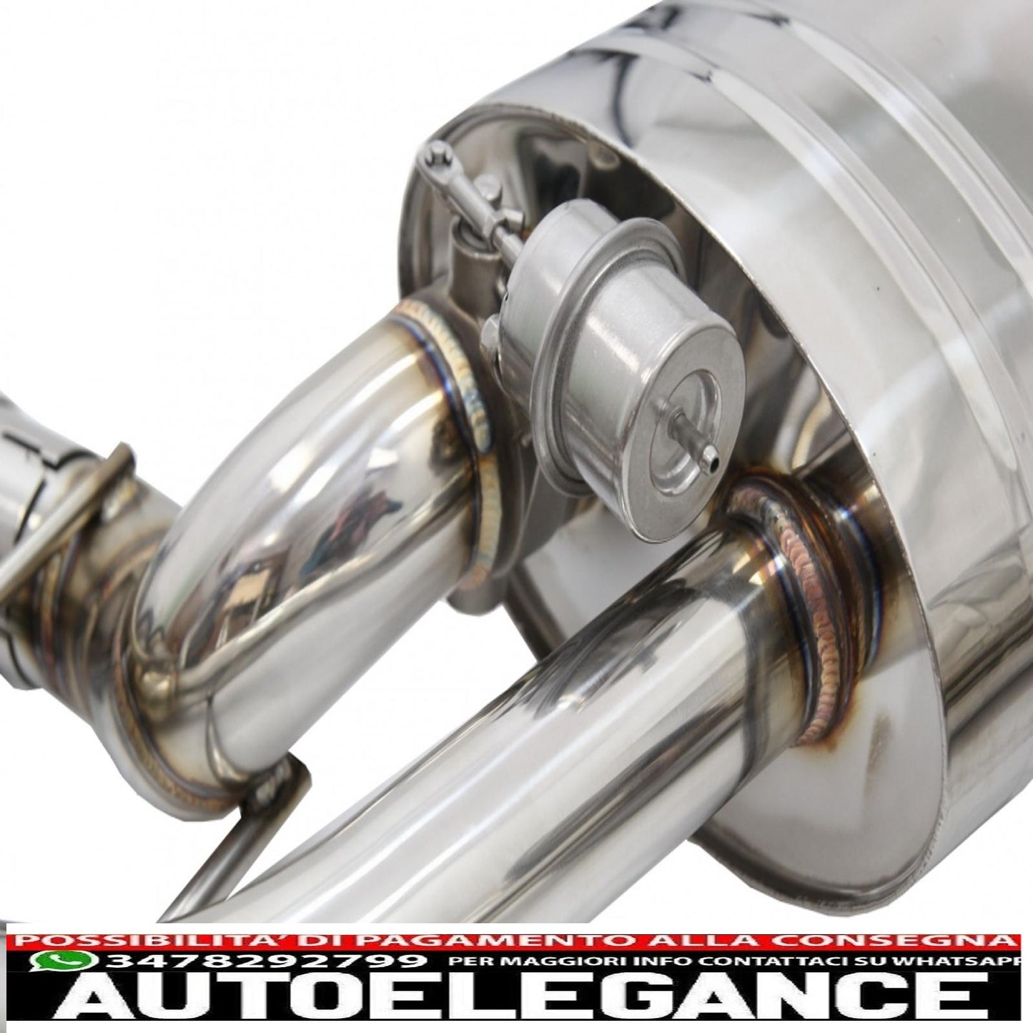complete exhaust system suitable for mercedes g-class w463 (2009-2018) g500 g55 g63 g65 triple exhaust pipes with electronic valve
