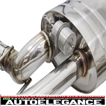 complete exhaust system suitable for mercedes g-class w463 (2009-2018) g500 g55 g63 g65 triple exhaust pipes with electronic valve