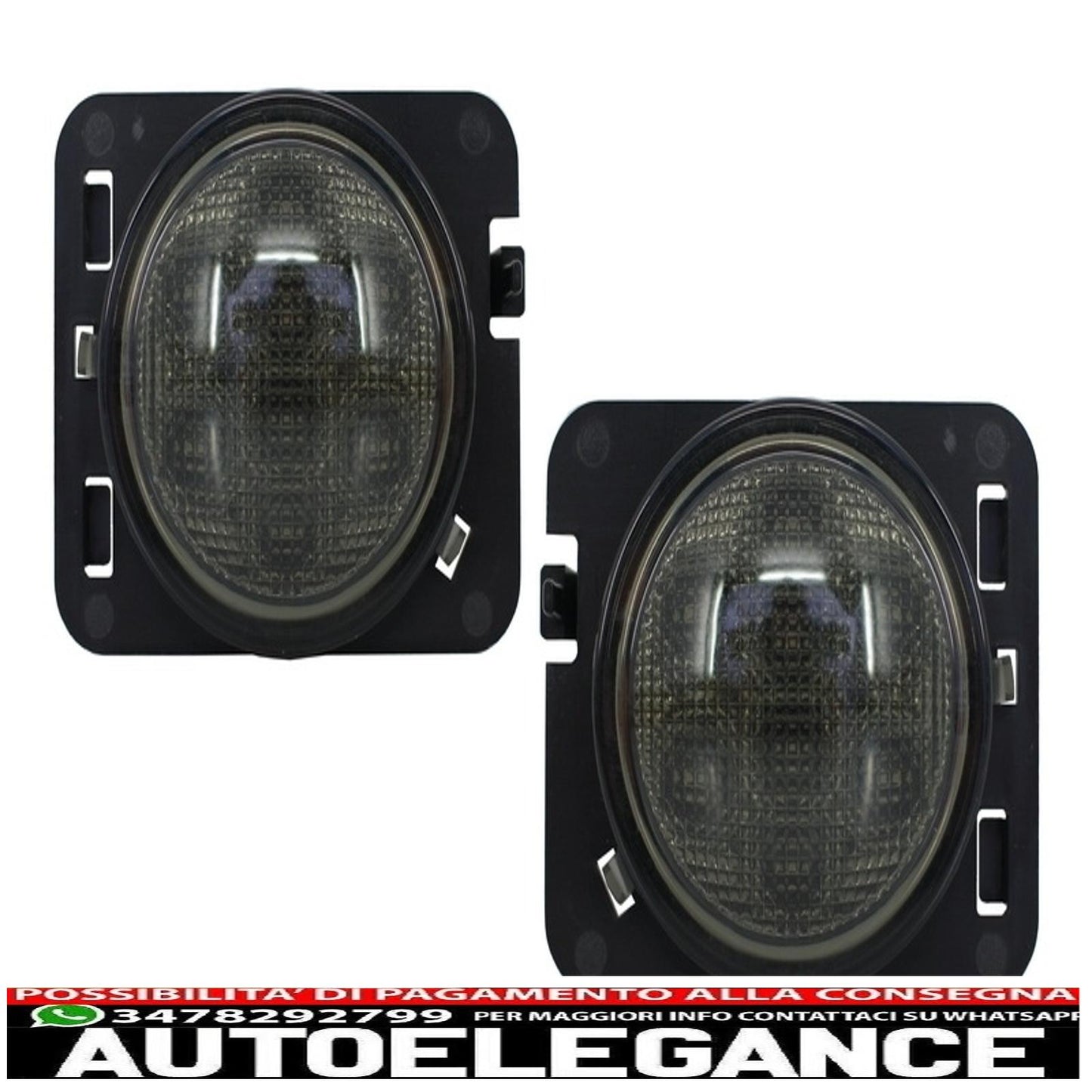 LED Turn Signal Light, Fog Light and Rear Third Brake Light Upgrade Package Fit For Jeep Wrangler JK (2007-2016) 