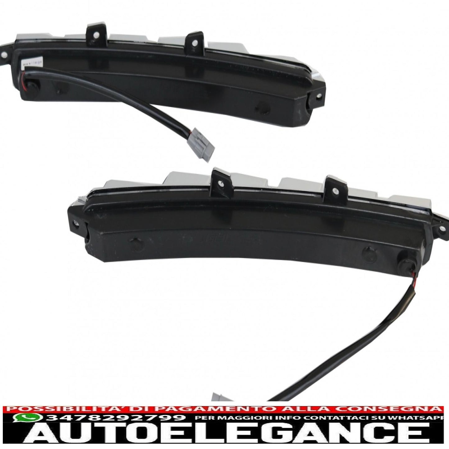 led drl for front bumper spoiler extension suitable for mercedes g class w463 (1989-2017)