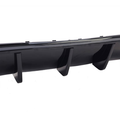DIFFUSORE POSTERIORE ADATTO PER BMW SERIE 4 G26 GRAN COUPE' LOOK NERO LUCIDO