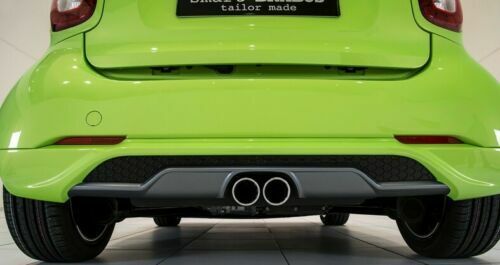 SOTTO PARAURTI POSTERIORE SPOILER SPORTIVO IN ABS PER SMART 453 FORTWO DIFFUSORE
