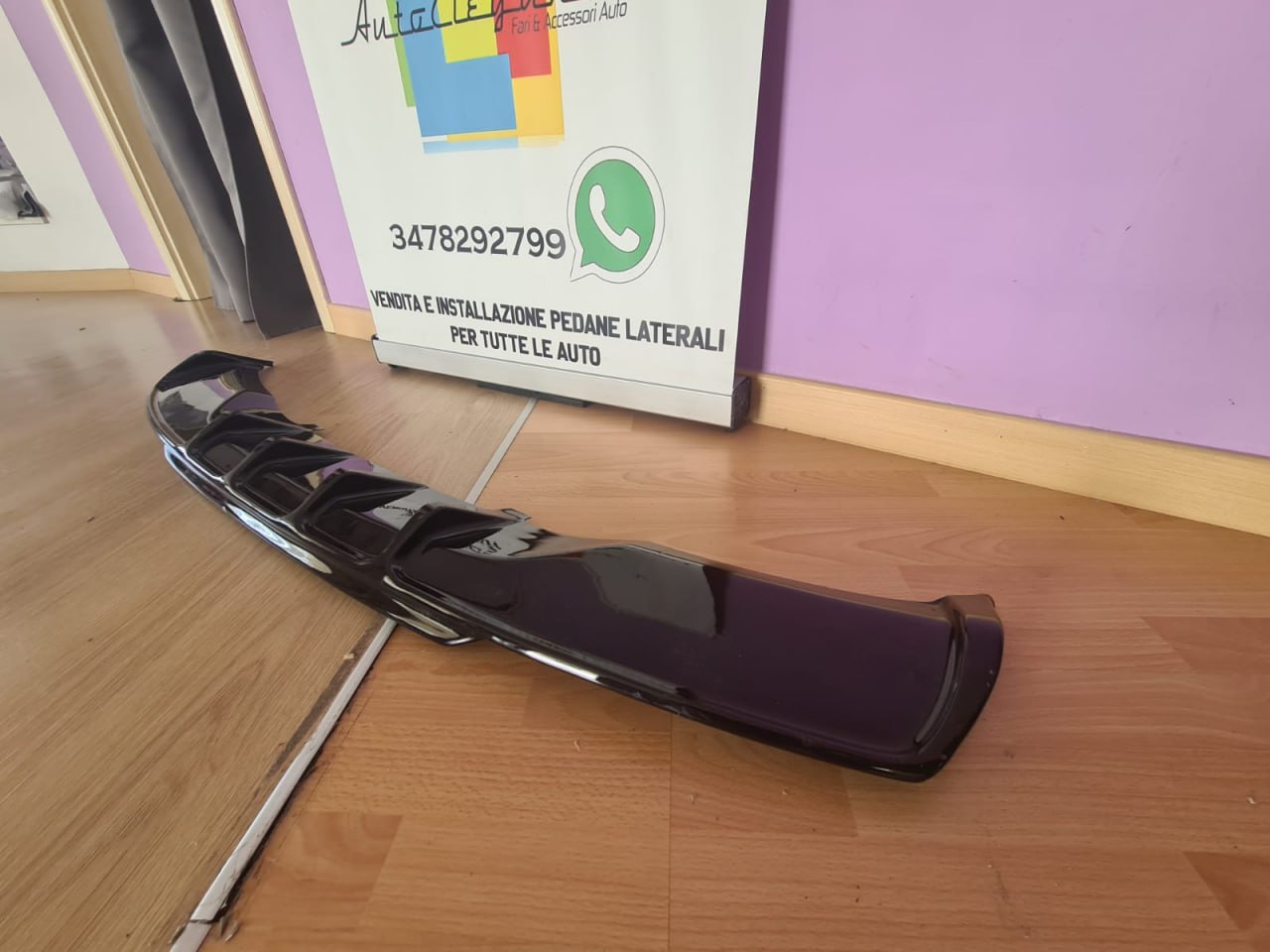 ART. 0534 DIFFUSORE OPEL  ASTRA K 2015-2021 LOOK RIEGER NERO LUCIDO