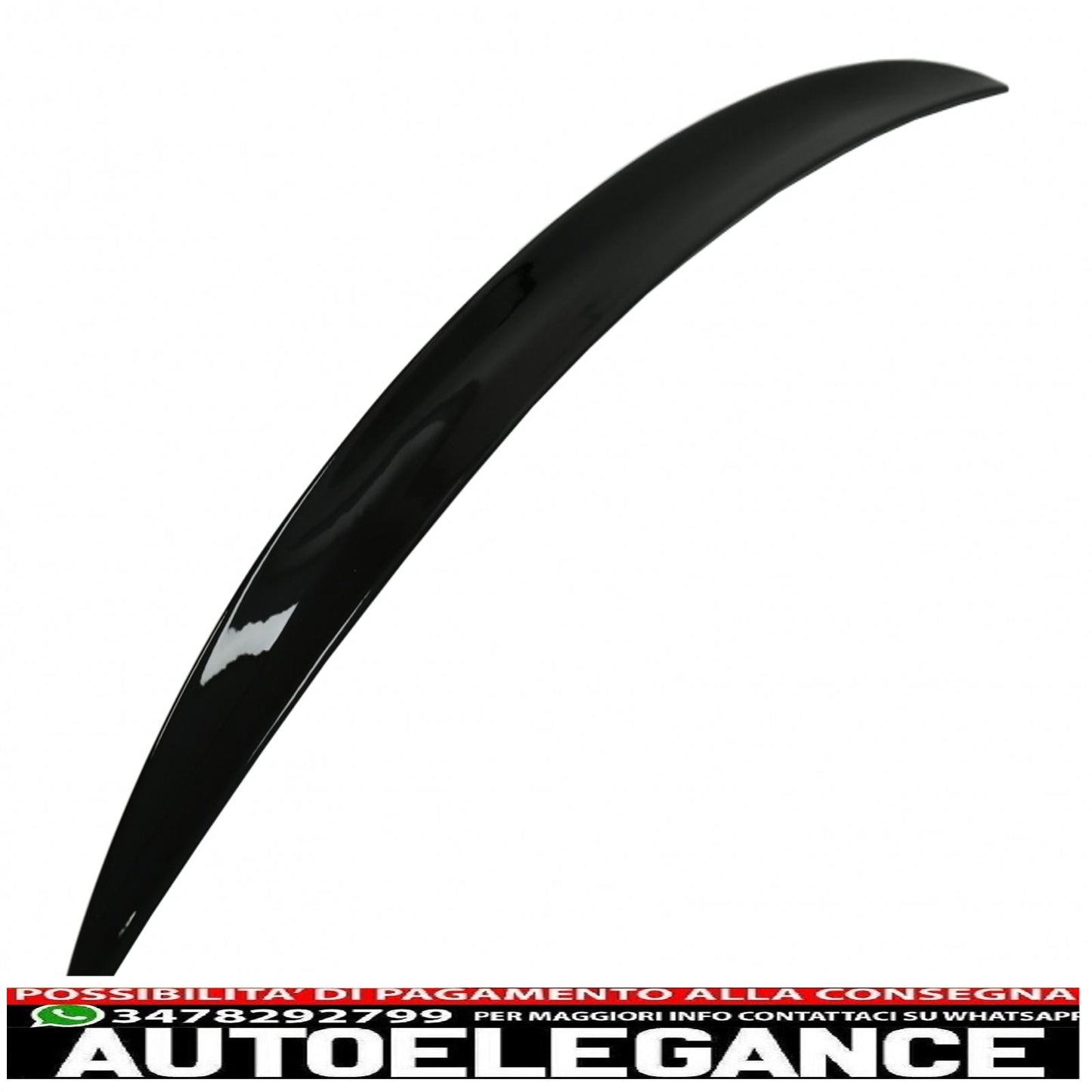 trunk spoiler suitable for bmw 7 series g12 (2015-02.2019) m sport design piano black