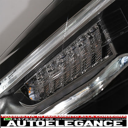 headlights suitable for vw polo mk5 6r 6c 61 (2011-2017) led light bar Devil Eye Look RHD