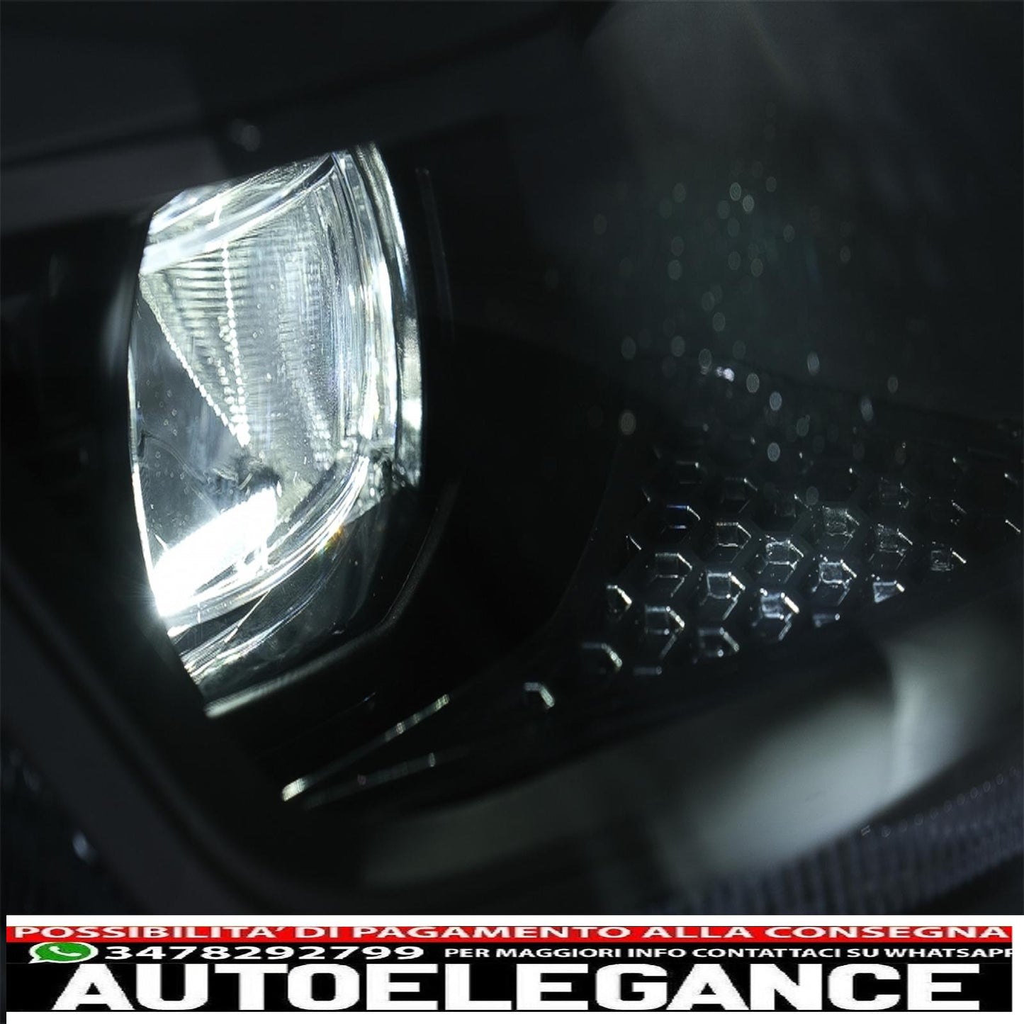 led headlights suitable for vw golf 6 (2008-2013) with g7.5 facelift black look smooth dynamic sequential cornering lights left hand drive