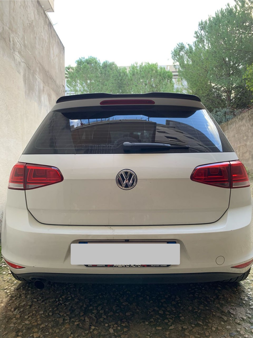 ALA SPOILER TETTO ADATTO PER VW GOLF 7 LOOK NERO LUCIDO DESIGN SPORTIVO