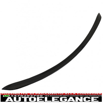 Boot Spoiler Suitable for Mercedes E-Class W213 (2016 onwards) Piano Black
