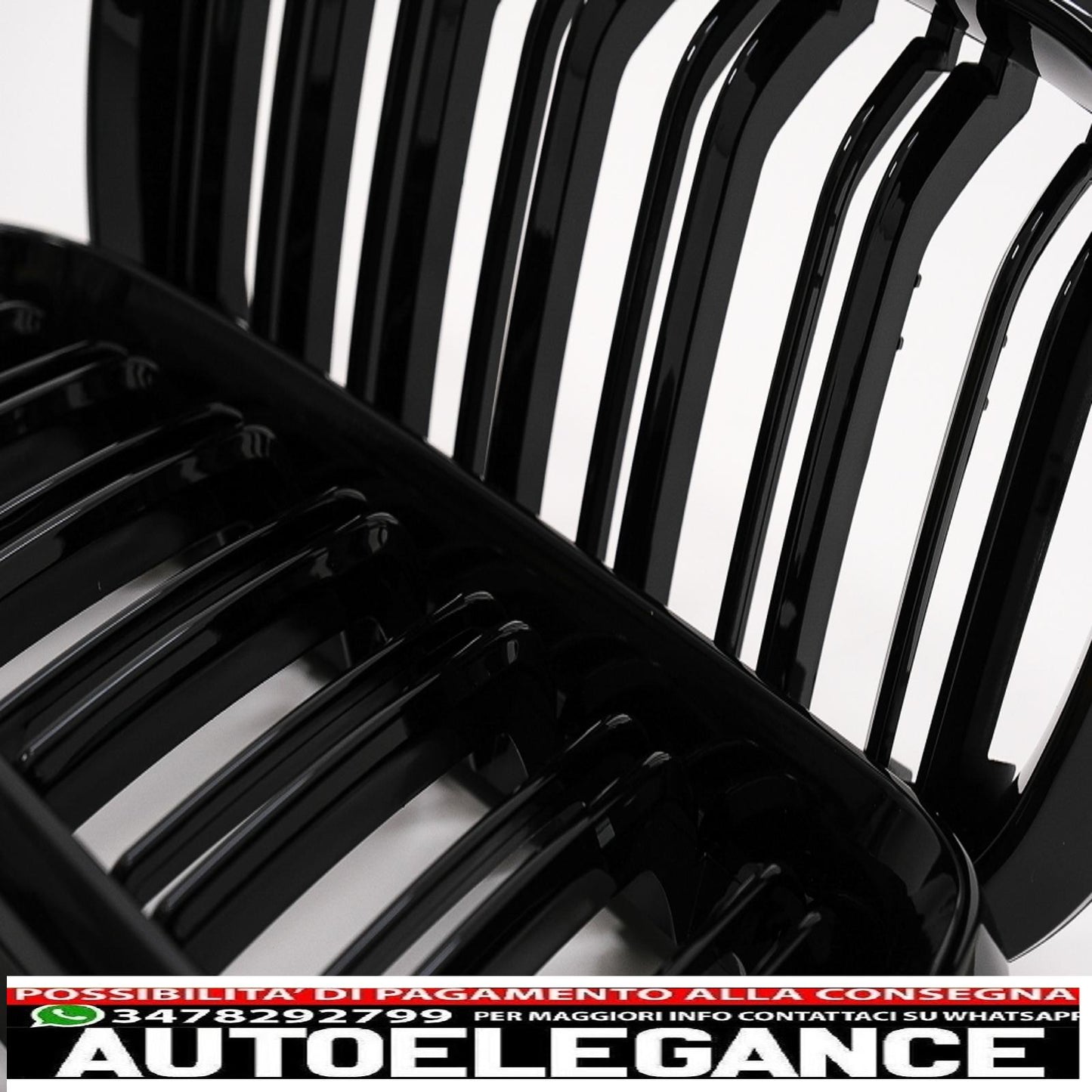 rene centrale griglie adatto per bmw x5 f15 x6 f16 (2014-2018) x5m x6m design a doppia striscia pacchetto m sport