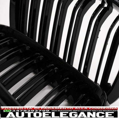 rene centrale griglie adatto per bmw x5 f15 x6 f16 (2014-2018) x5m x6m design a doppia striscia pacchetto m sport