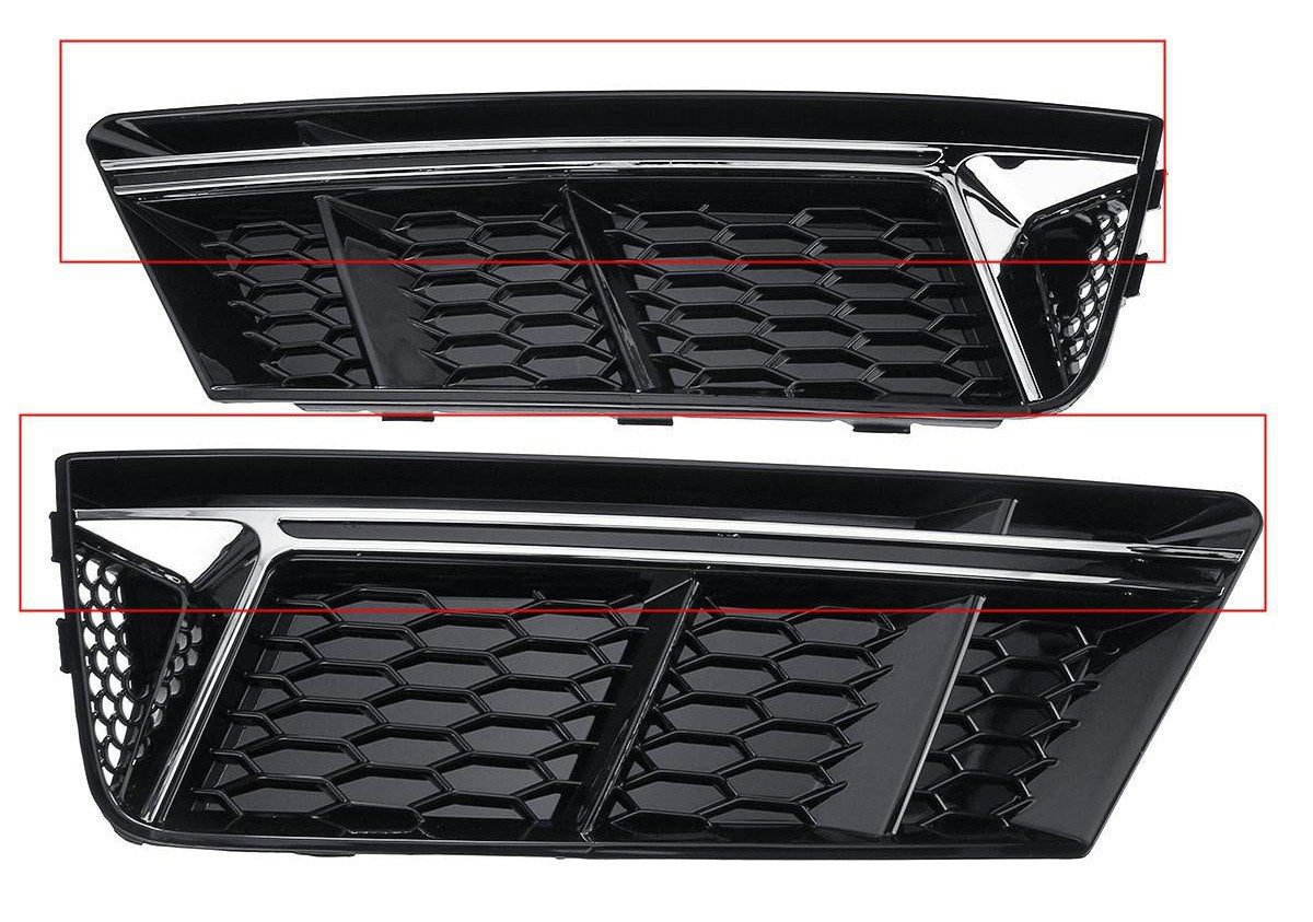 ART. 0176 GRIGLIE FENDINEBBIA AUDI A4 B9 2015-2019 STANDARD LOOK S4