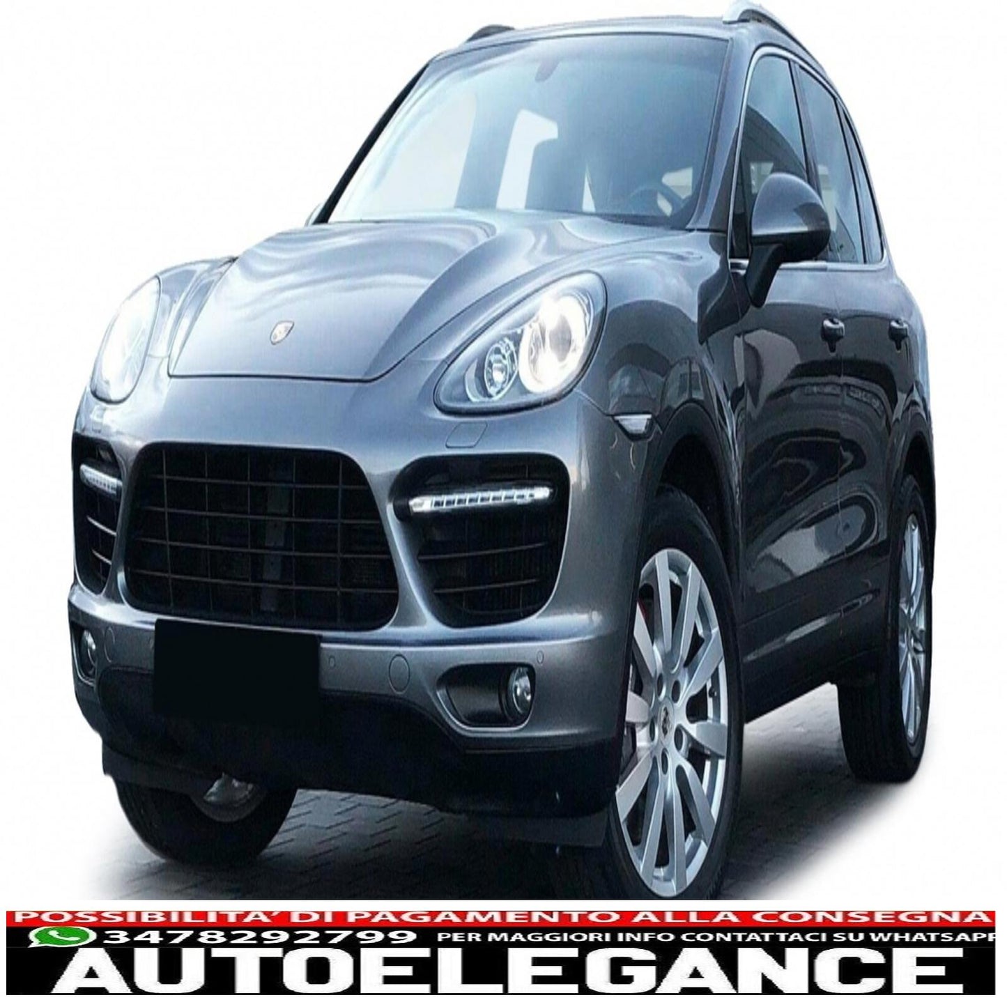 front bumper suitable for porsche cayenne 958 92a pre-facelift (06.2010-08.2014) 