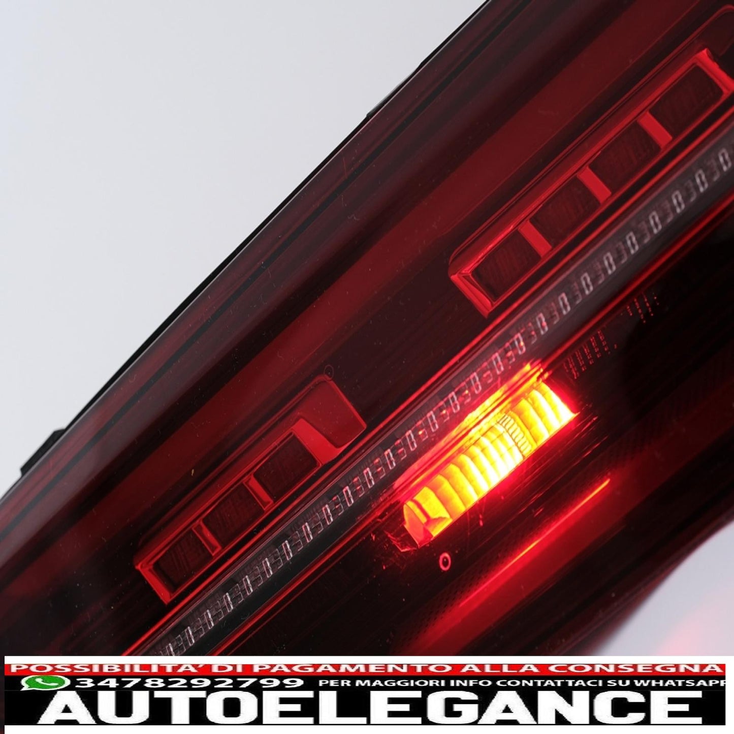 full led rear lights suitable for vw golf viii hatchback mk8 mqb (2020-up) dynamic sequential cornering lights