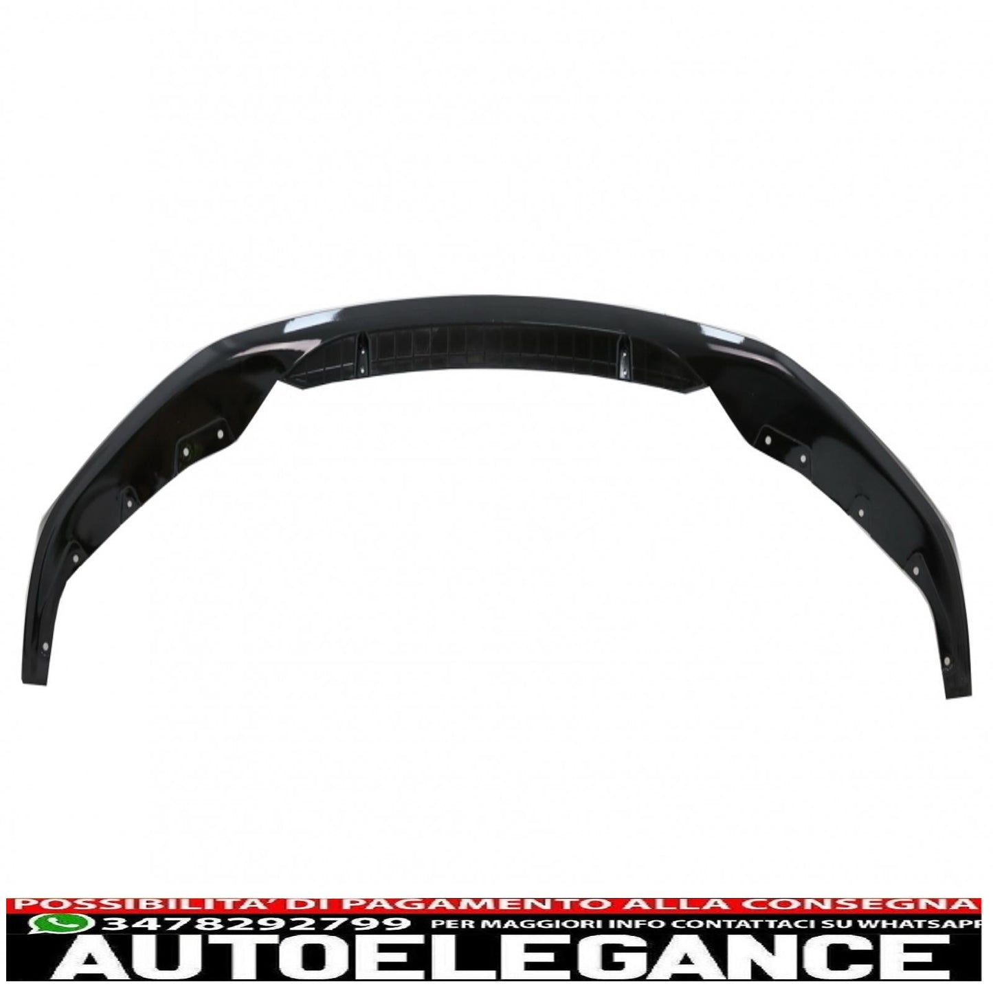 Front Bumper Spoiler Lip Fit For BMW 5 Series G30 Limousine G31 Touring (2017-2019) M Sport Design Piano Black 