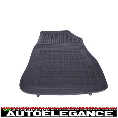 Black rubber mat suitable for Nissan Juke 2010-2019