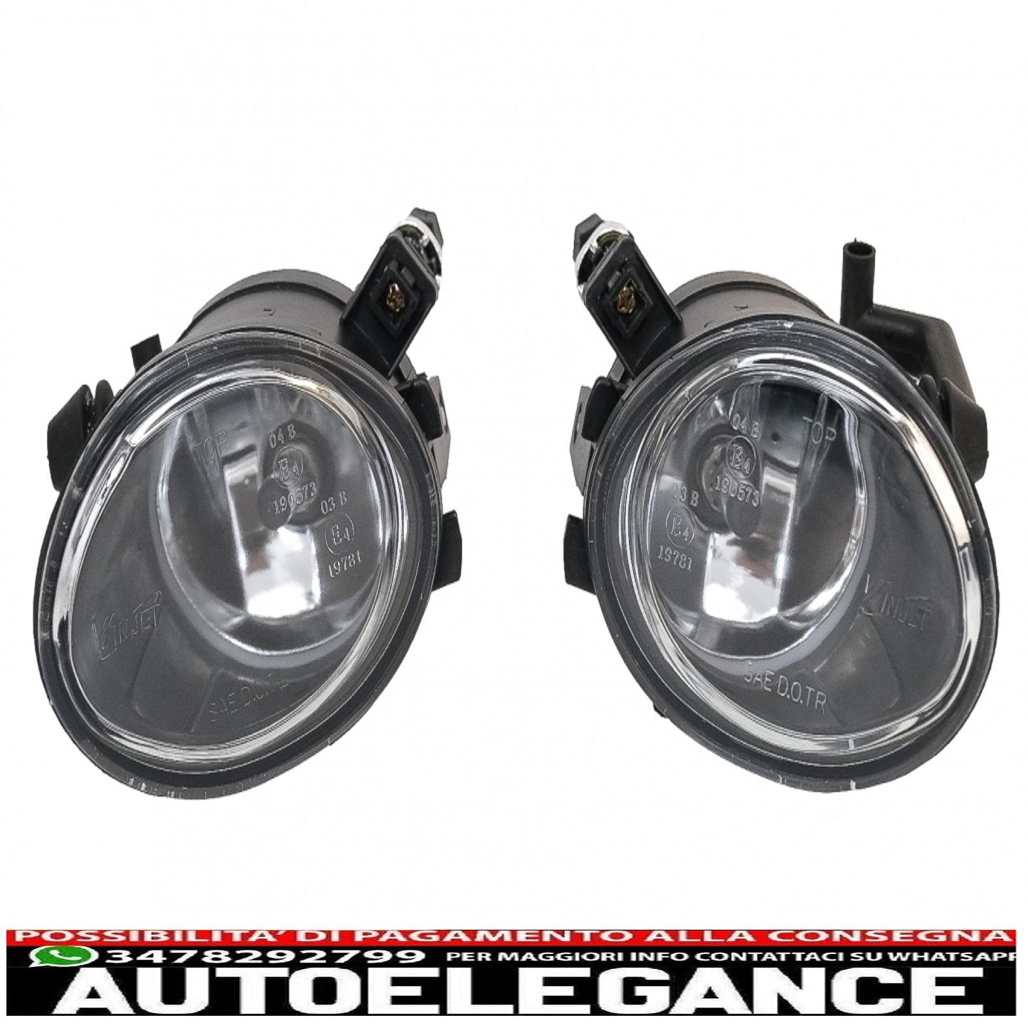 paraurti anteriore con fendinebbia trasparente adatto per bmw serie 5 e39 (1995-2003) design m5