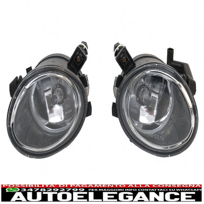 paraurti anteriore con fendinebbia trasparente adatto per bmw serie 5 e39 (1995-2003) design m5