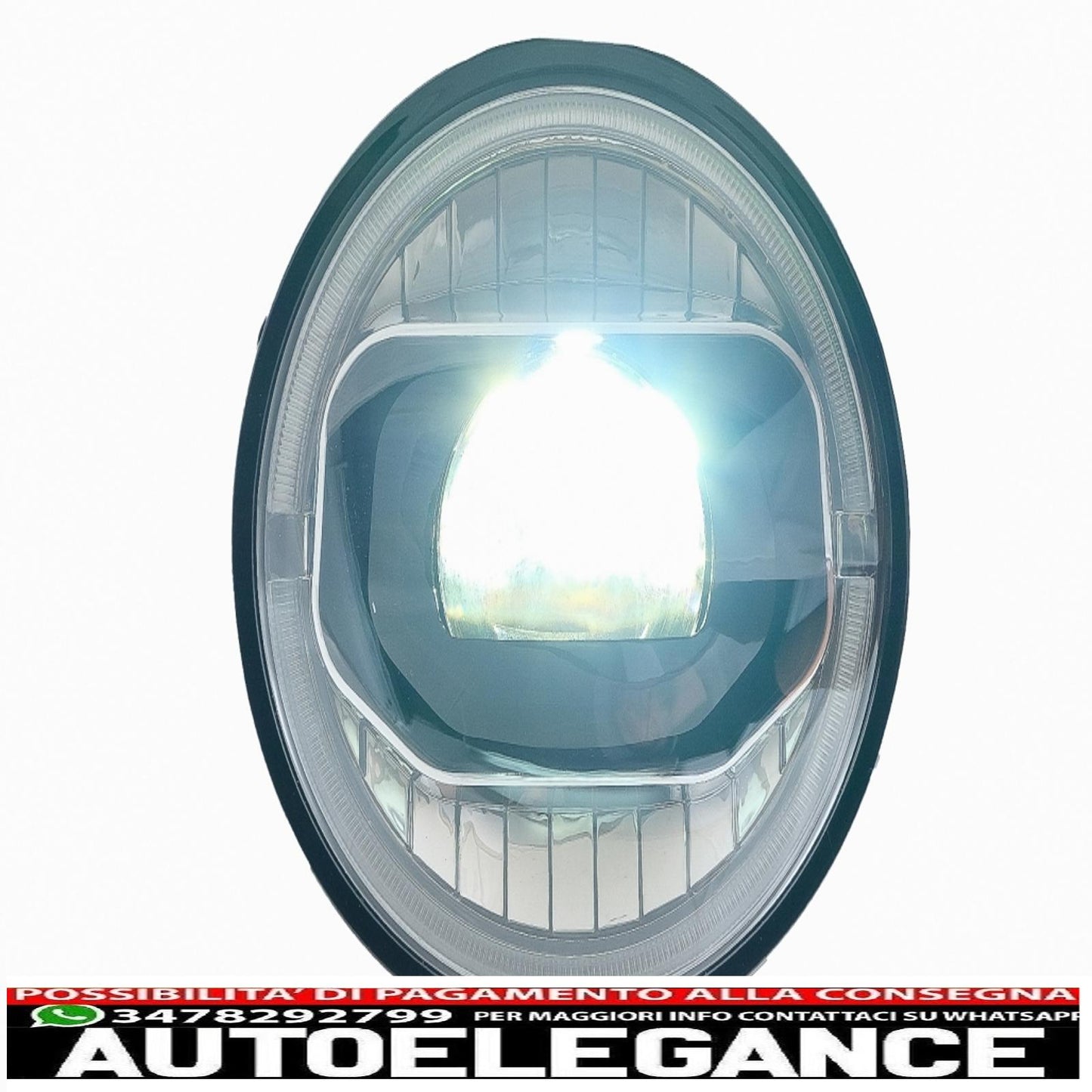 7 Inch Cree LED Headlights Drl Angel Eye Amber Fit For Jeep Wrangler JK (2007-2017) Conversion To 2018+ Model