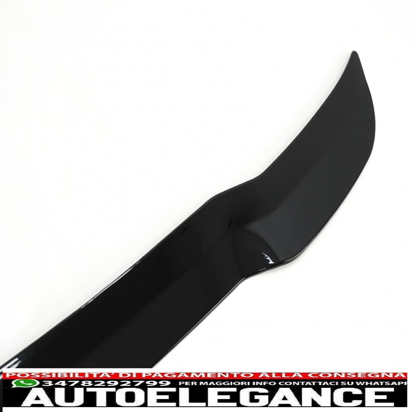 additional roof spoiler suitable for audi s3 / a3 s-line 8v restyling sportback hatchback (2012-2019) 