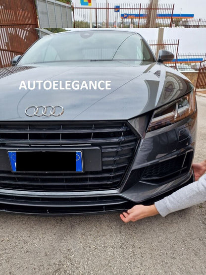 💎SPLITTER UNDER FRONT BUMPER AUDI TT 8J SPORT ABS SPOILER RSTT💎 
