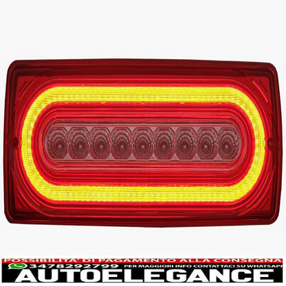 Full LED rear lights suitable for Mercedes G-Class W463 (1989-2015) transparent red