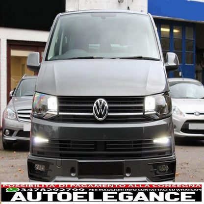 Additional spoiler for front bumper suitable for VW Transporter T6 (2015-) Sportline design