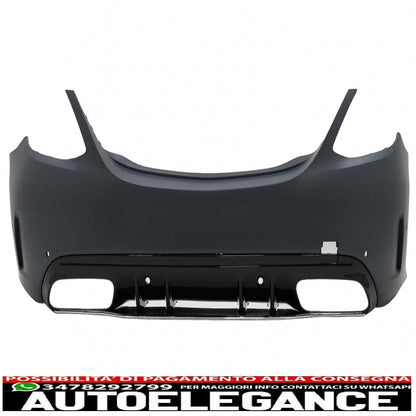 complete body kit suitable for mercedes c-class w205 sedan (2014-2020) c63s edition 1 design 