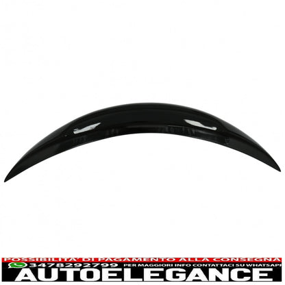 trunk spoiler suitable for bmw 2 series f22 f87 m2 coupe (2012-2019) piano black