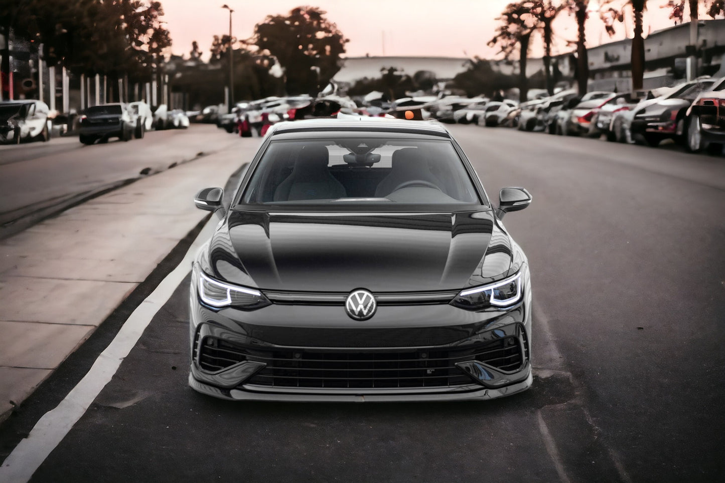 HOOD EXTENSION SUITABLE FOR VOLKSWAGEN GOLF MK8 