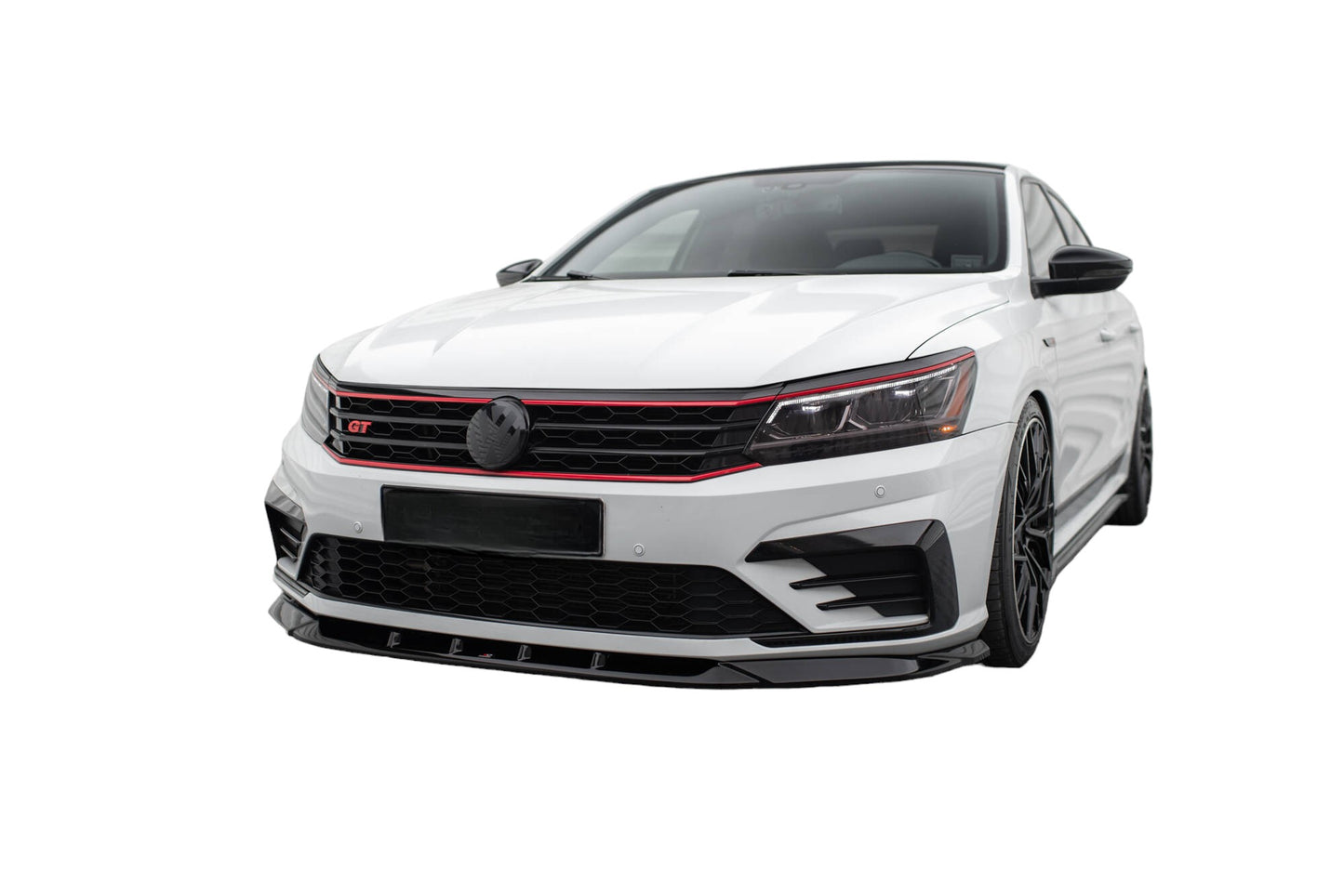FRONT SPLITTER SUITABLE FOR V.2 VOLKSWAGEN PASSAT GT B8 FACELIFT USA 