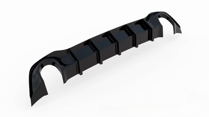 DIFFUSORE POSTERIORE ADATTO PER  V.3 VOLKSWAGEN GOLF GTI MK8
