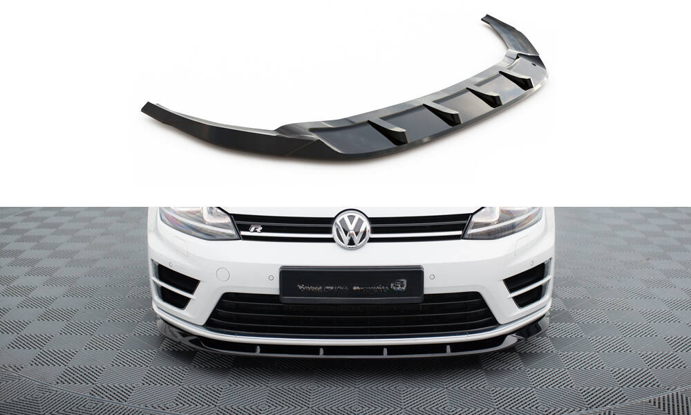 SPLITTER ANTERIORE ADATTO PER V.6 VOLKSWAGEN GOLF R MK7