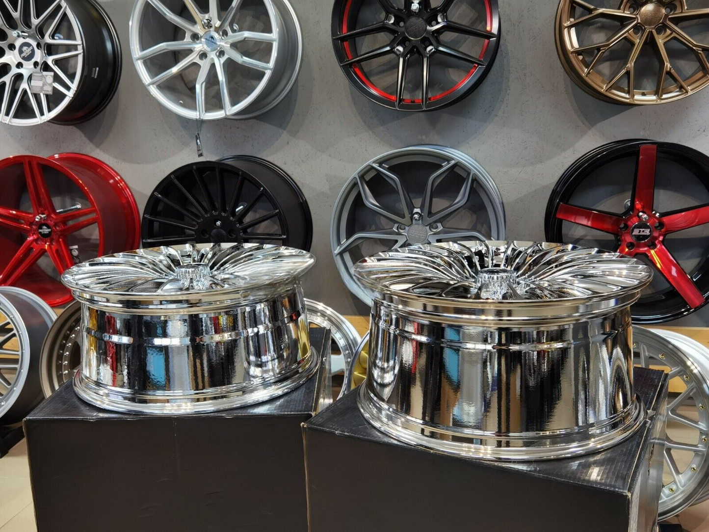 ADATTO per MERCEDES BENZ CLAS E S CROMATE 20 POLLICI 5X112 LUSSO STILE MAYBACH